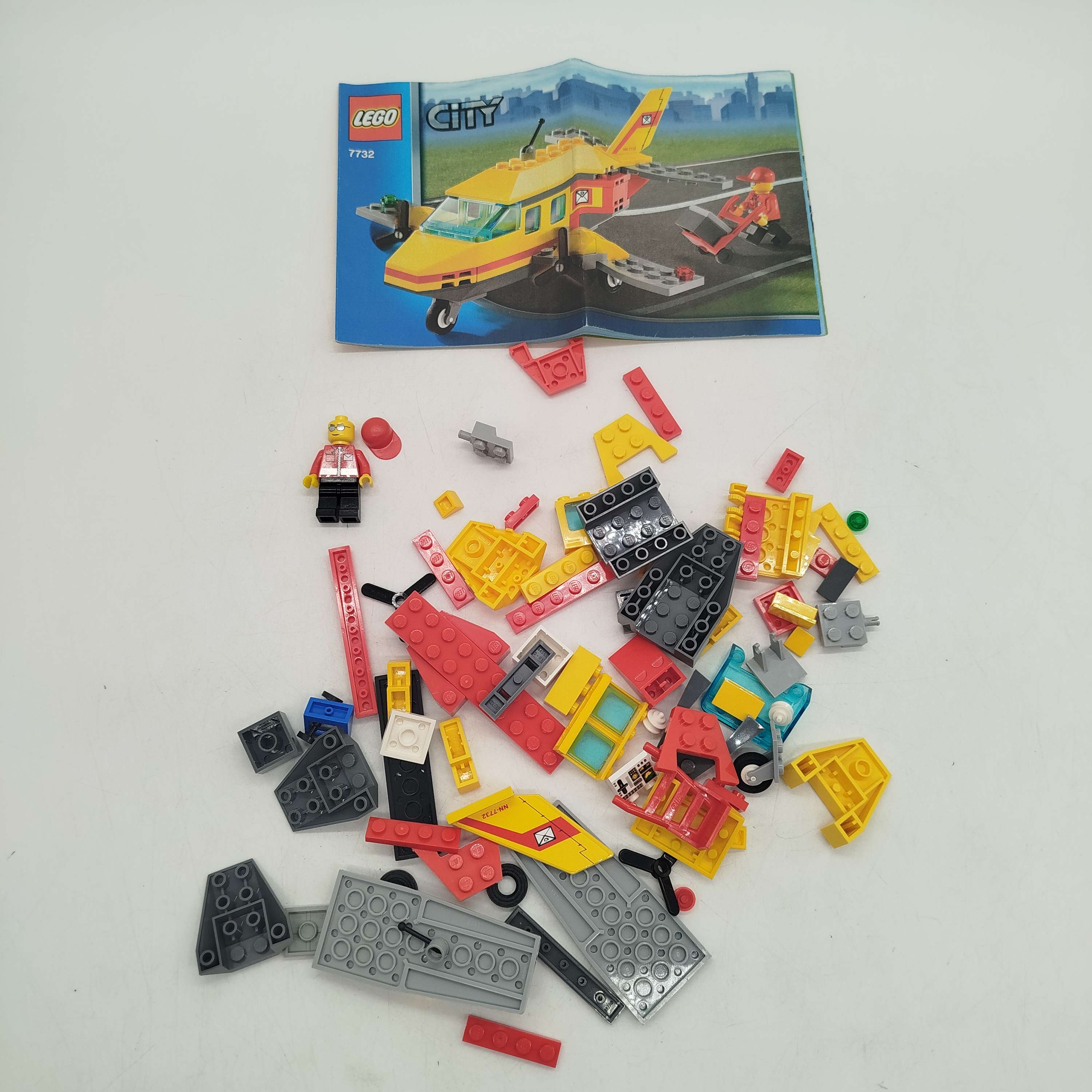 LEGO City Air Mail 7732 Flugzeug ✈️🌤️, gebraucht, ab 6 7 8 Jahre | ✅ geprüft